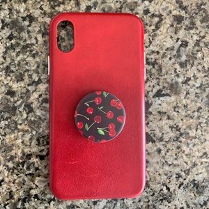 Ashley’s red phone case trade